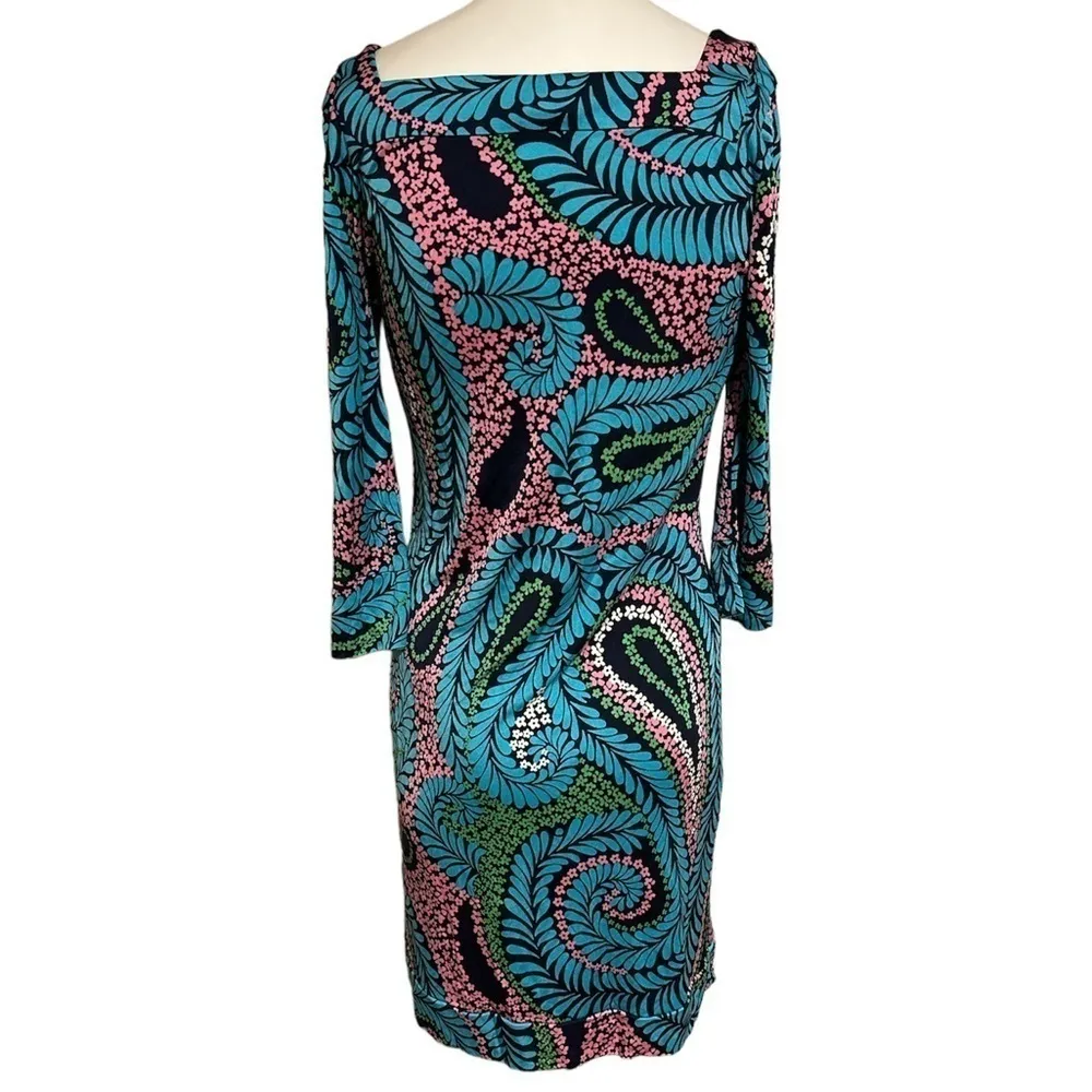 Lilly Pulitzer | Lilly Pulitzer Newport Silk Paisley Dress - Image 2