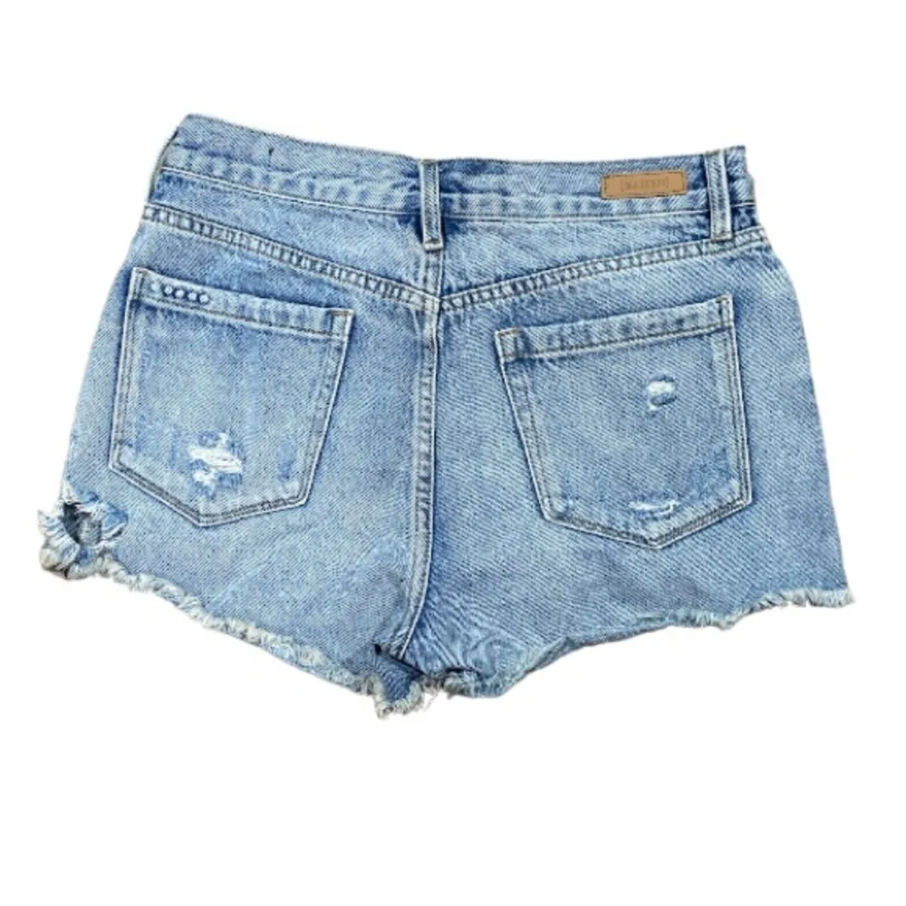 Blank NYC shorts jean shorts‎ distressed gray size 27 button fly - Image 2
