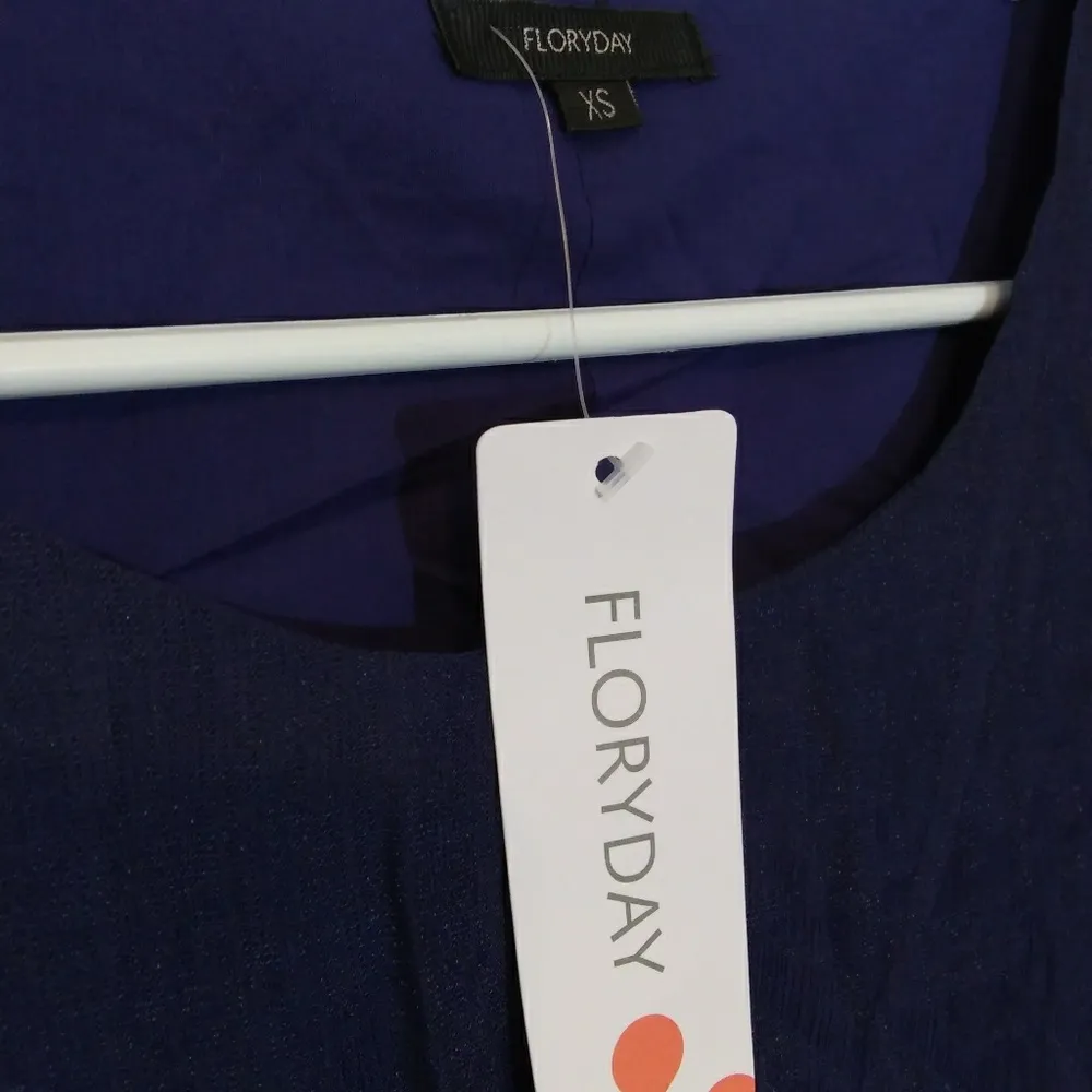 shift flower stamp dress - Image 4