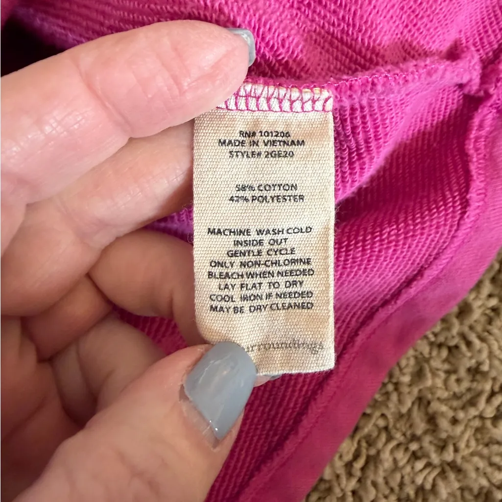 Soft Surroundings Neera French Terry Tunic Top Size XL Rose Violet S9 - Image 7