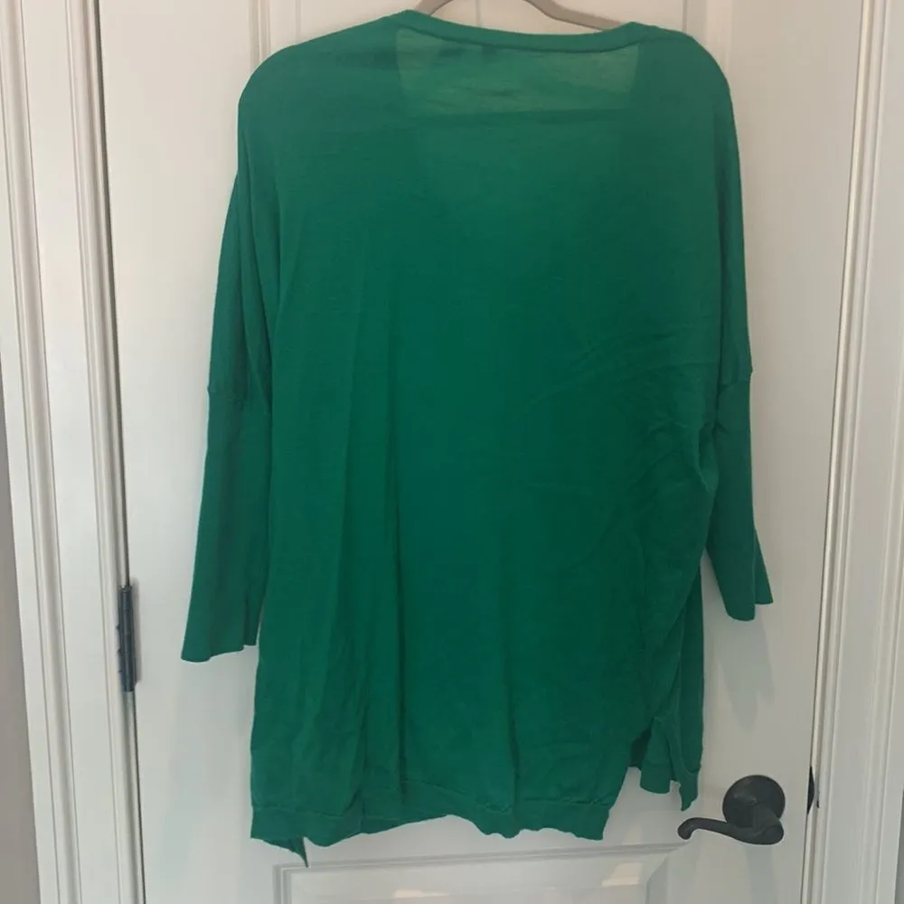 Moth green sweater Size L - Image 5
