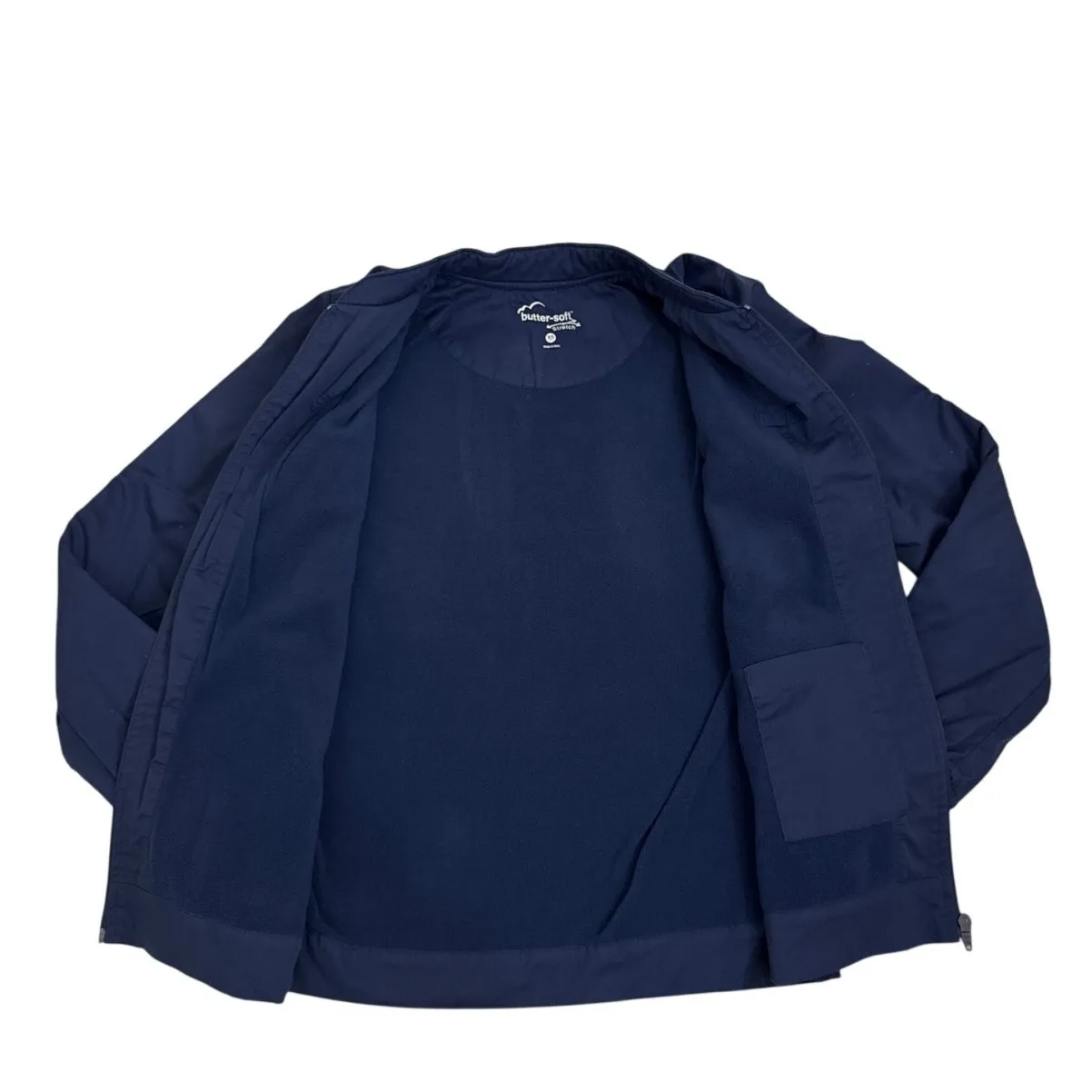 Uniform Advantage Butter Soft STRETCH Technical Knit Zip Front Scrub Jacket XS - Image 2