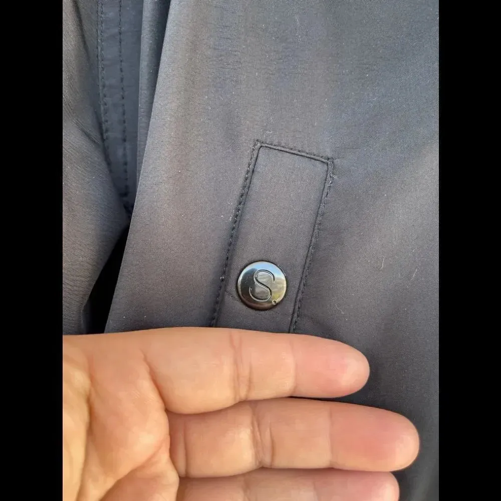 S13 NYC hooded coat size small Black - Image 3