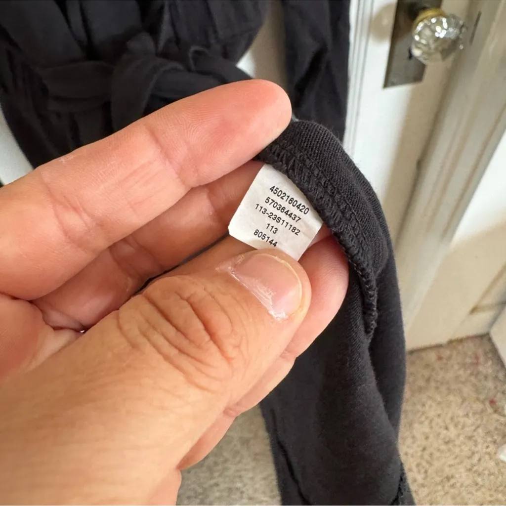 Soma black short robe size xxl - Image 5