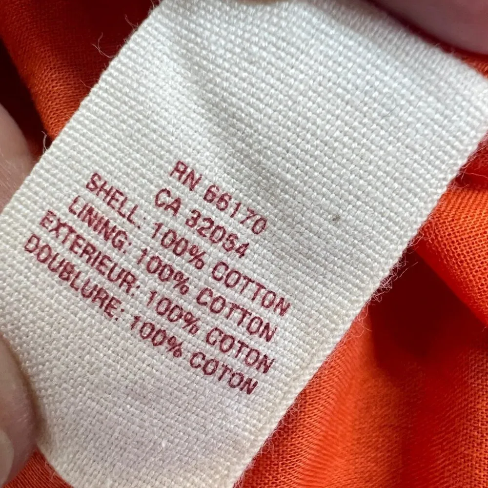 Maeve Anthropologie Terrasina Sleeveless Tiered Ruffle Mini Dress Orange Size XS - Image 11