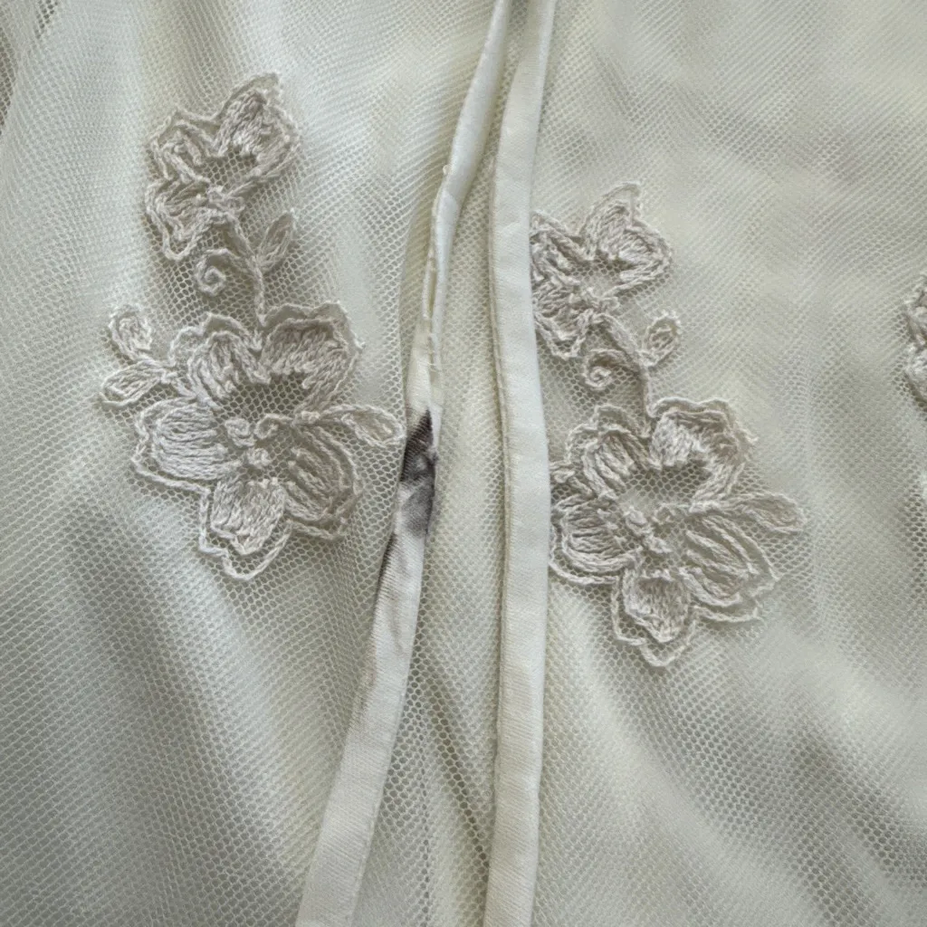 Women's Heart & Soul Beige Lace Mini Dress Large - Image 11