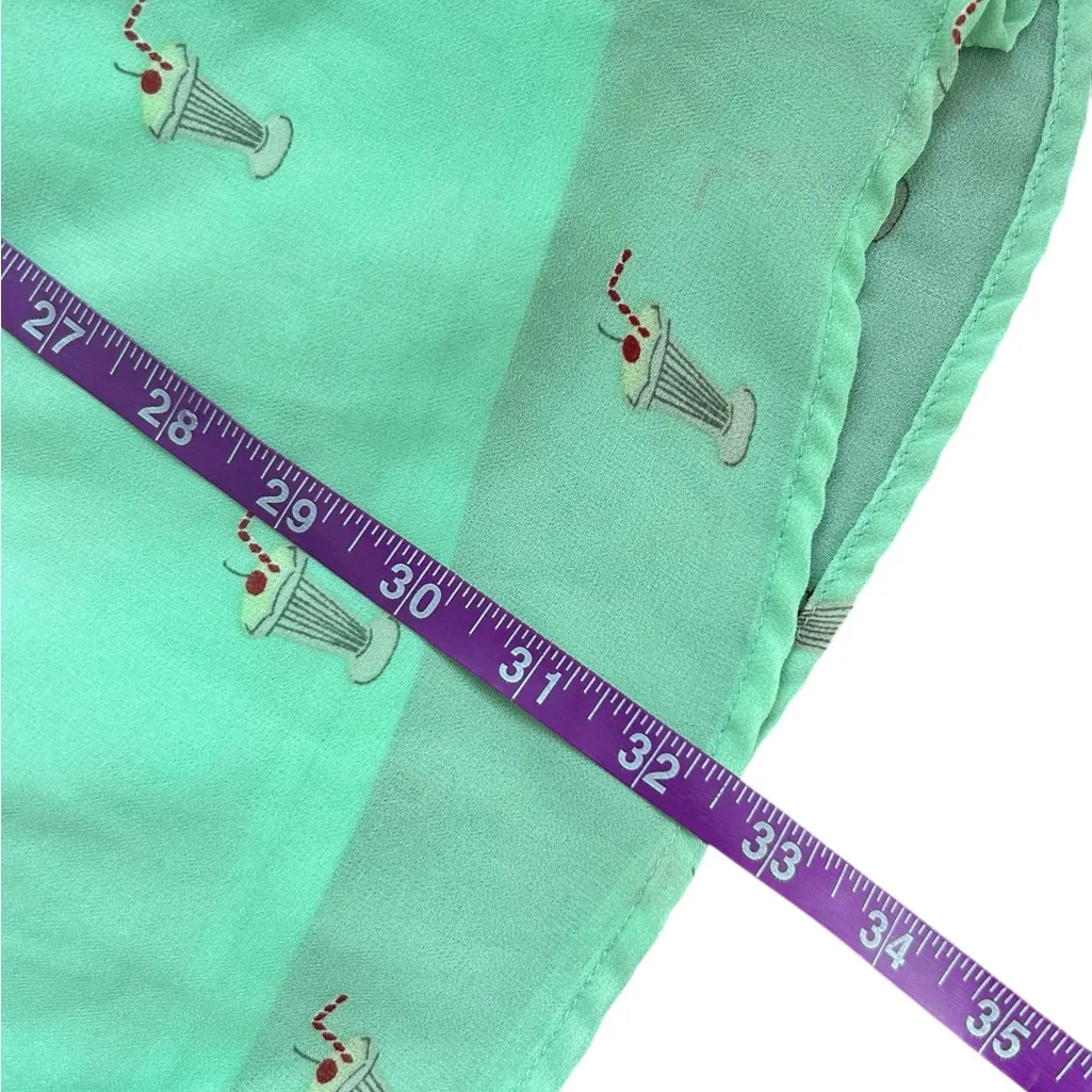 Sugarhill Milkshake Mint Green Floral Dress Size Large - Image 6