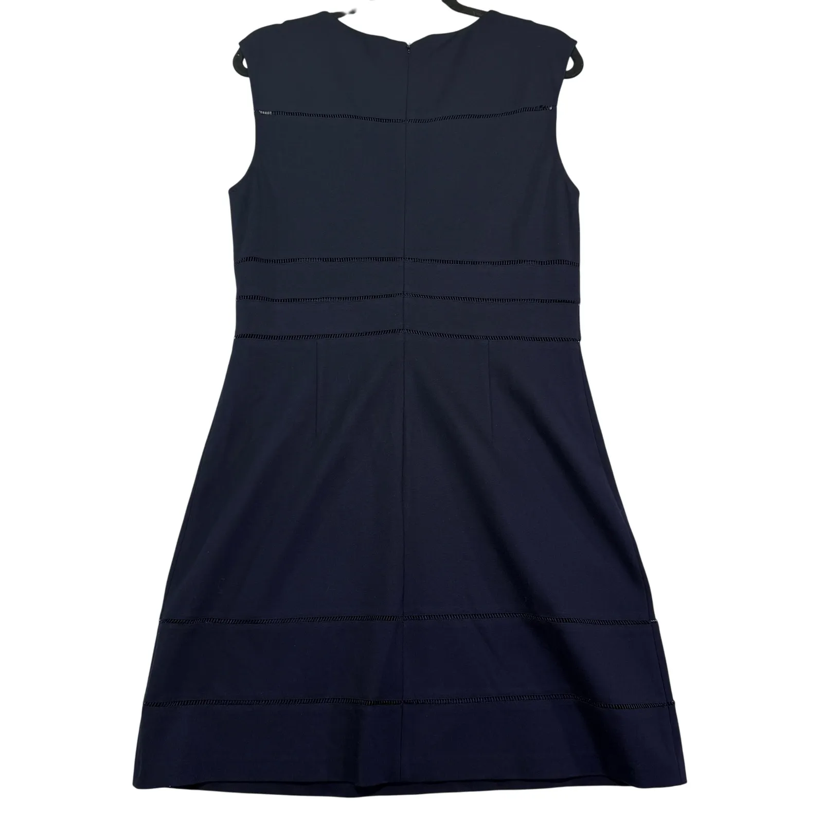 Reiss‎ Neva Womens Navy Blue Sleeveless Sheath Dress UK 14 USA 10 EU 42 - Image 4