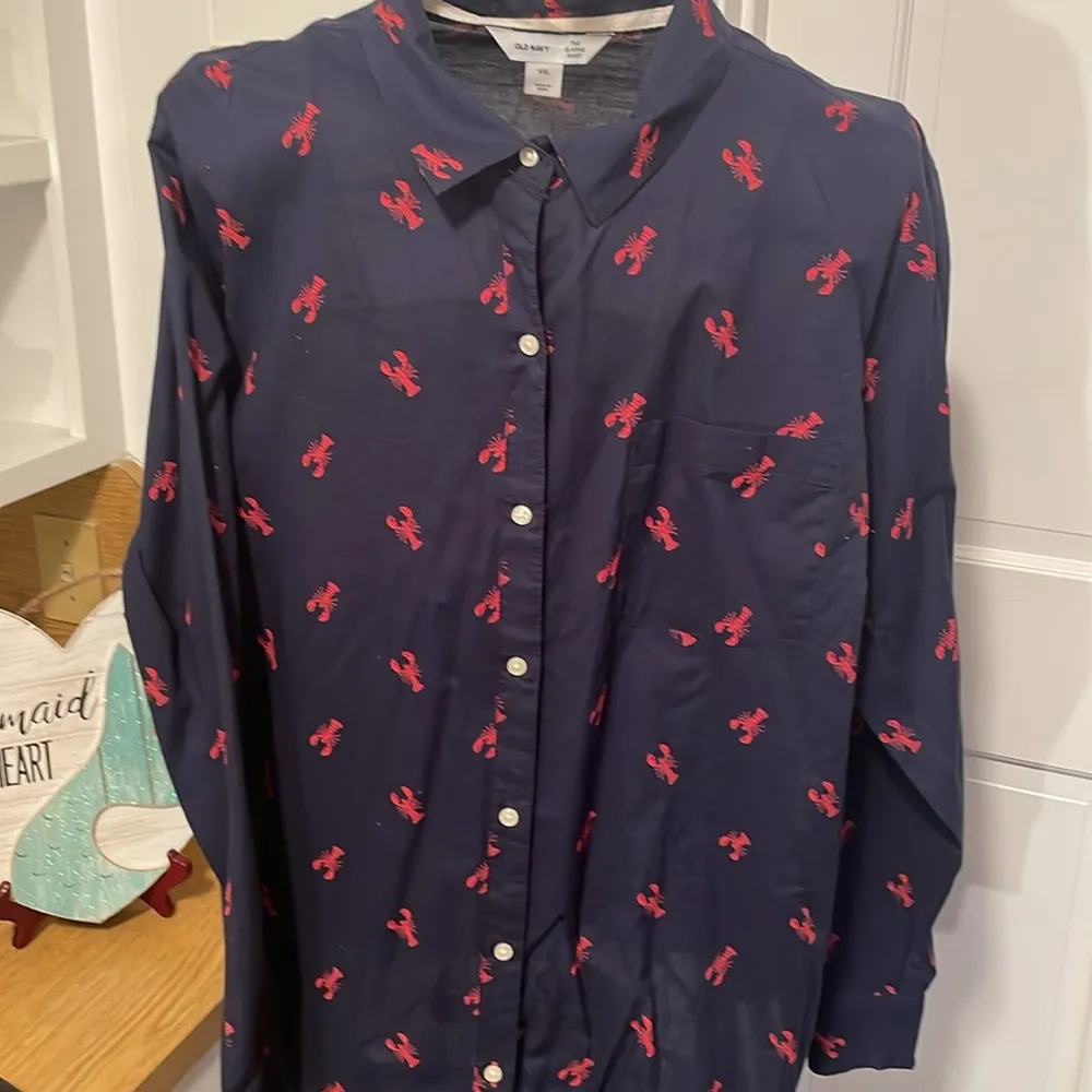 🦞🦞🦞BOGOHO 🦞🦞🦞Crawfish Button Up Shirt - Image 2