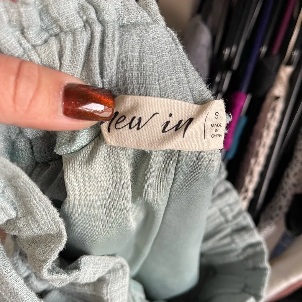 New In 2 Piece Set Size Small Tank and Shorts Blue - Image 5