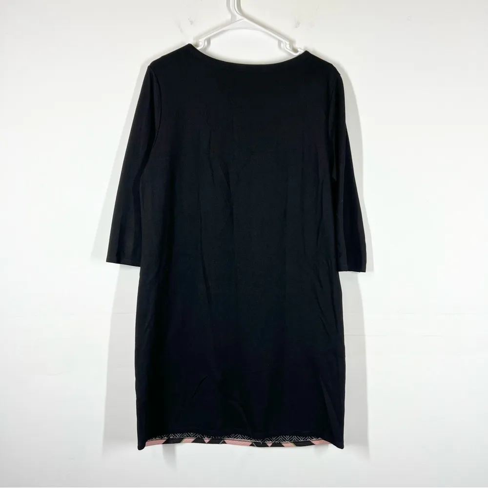 Desigual 3/4 Quarter Sleeve Dress Size XL - Image 3