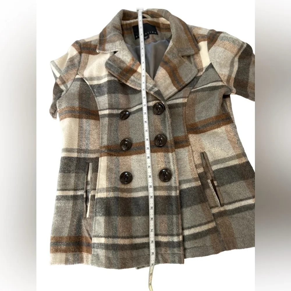 Attention Wool Blend plaid‎ jacket - Image 10