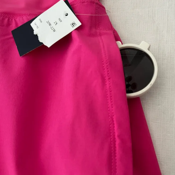 Lands End Magenta Swim Shorts Pink Size 2X - Image 2