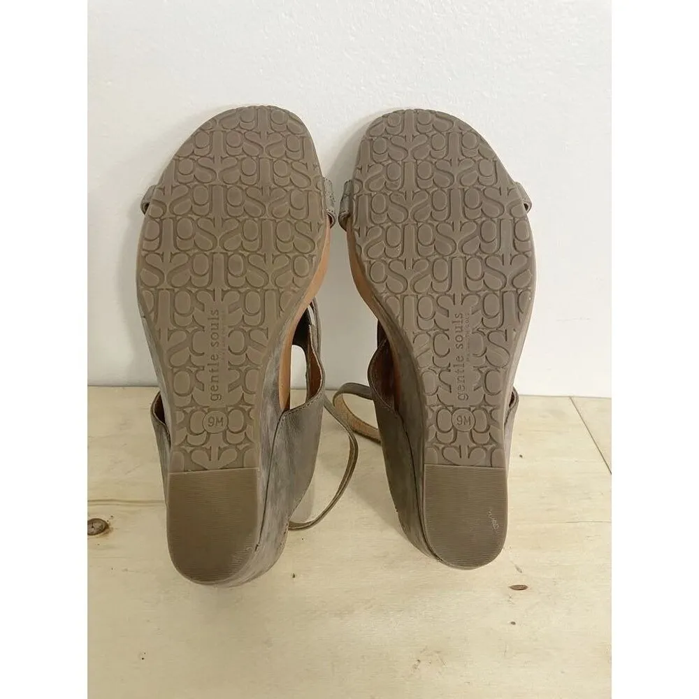 Gentle Souls by Kenneth Cole Size 9M Wedge Sandals Comfort Shoe Irwin - Image 8