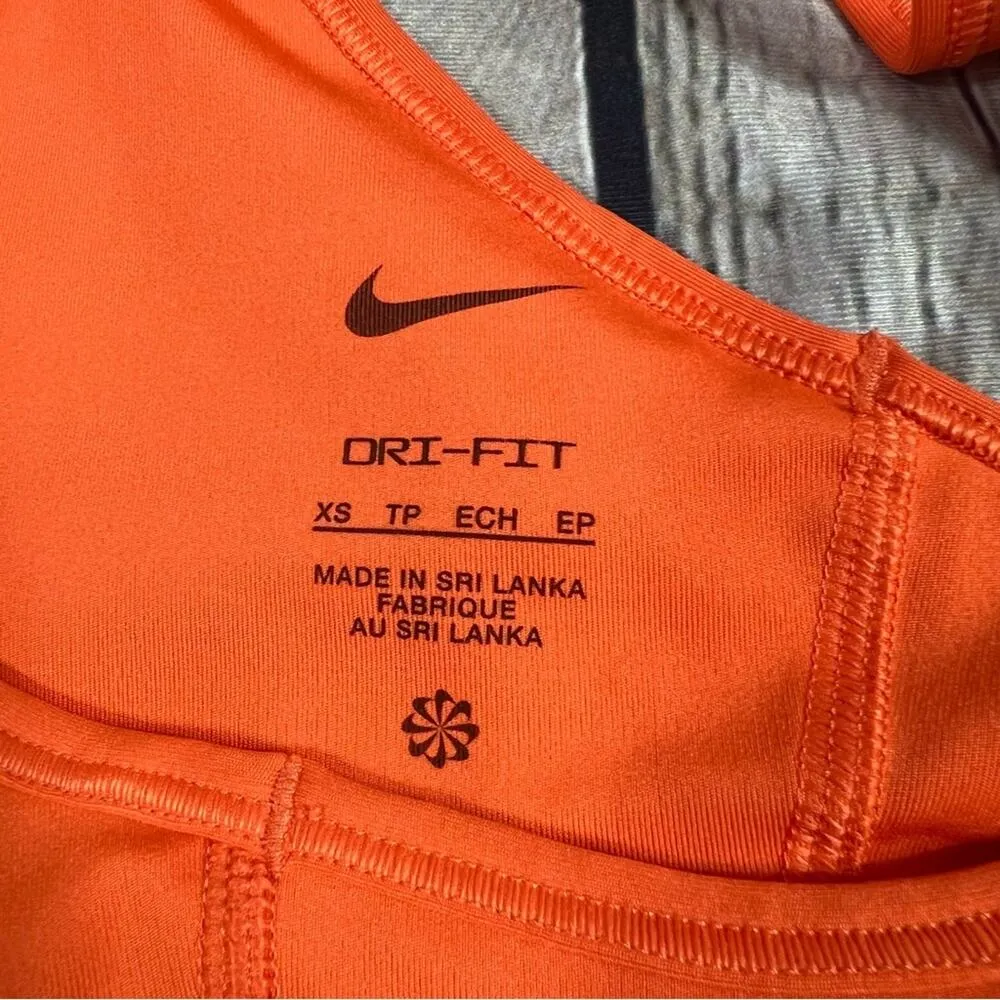 Orange Nike Jordan‎ Jump Man Dri-Fit Sports Bra- Size XS - Image 4