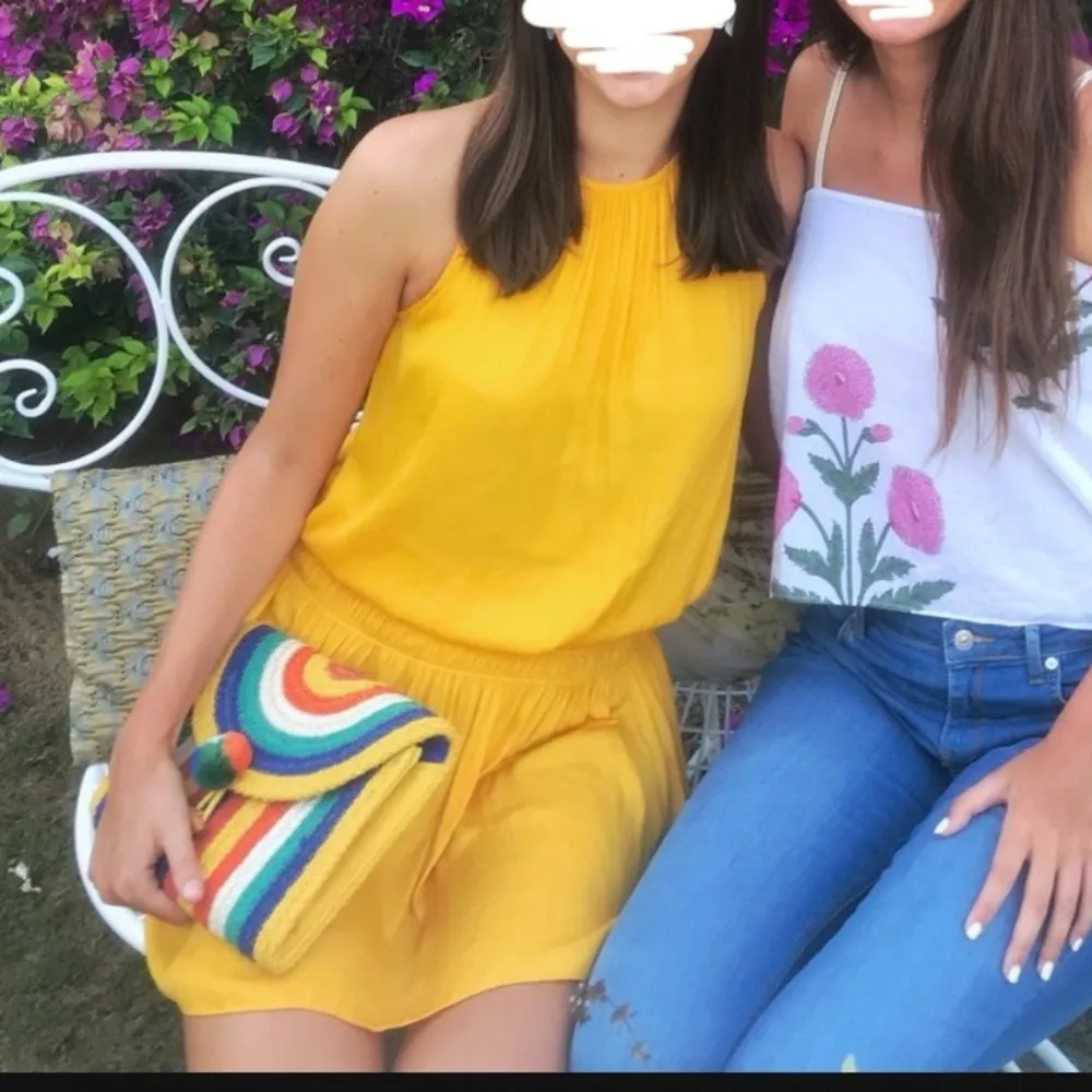 Yellow Gold Mini Dress - Image 3