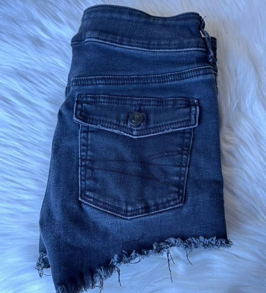 AE Ne(x)t Level Low-Rise Denim Short Shortie Size 4 - Image 11