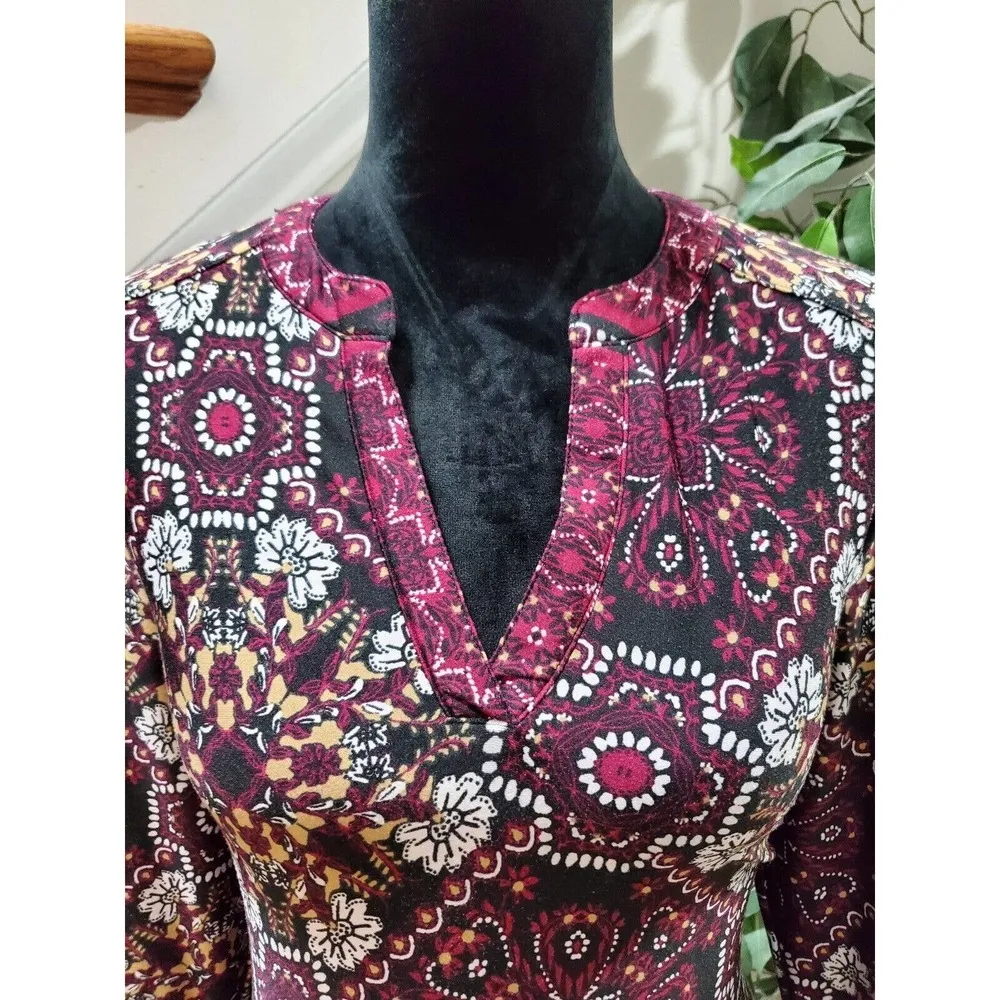 New Directions Women's Floral Polyester V - Image 5