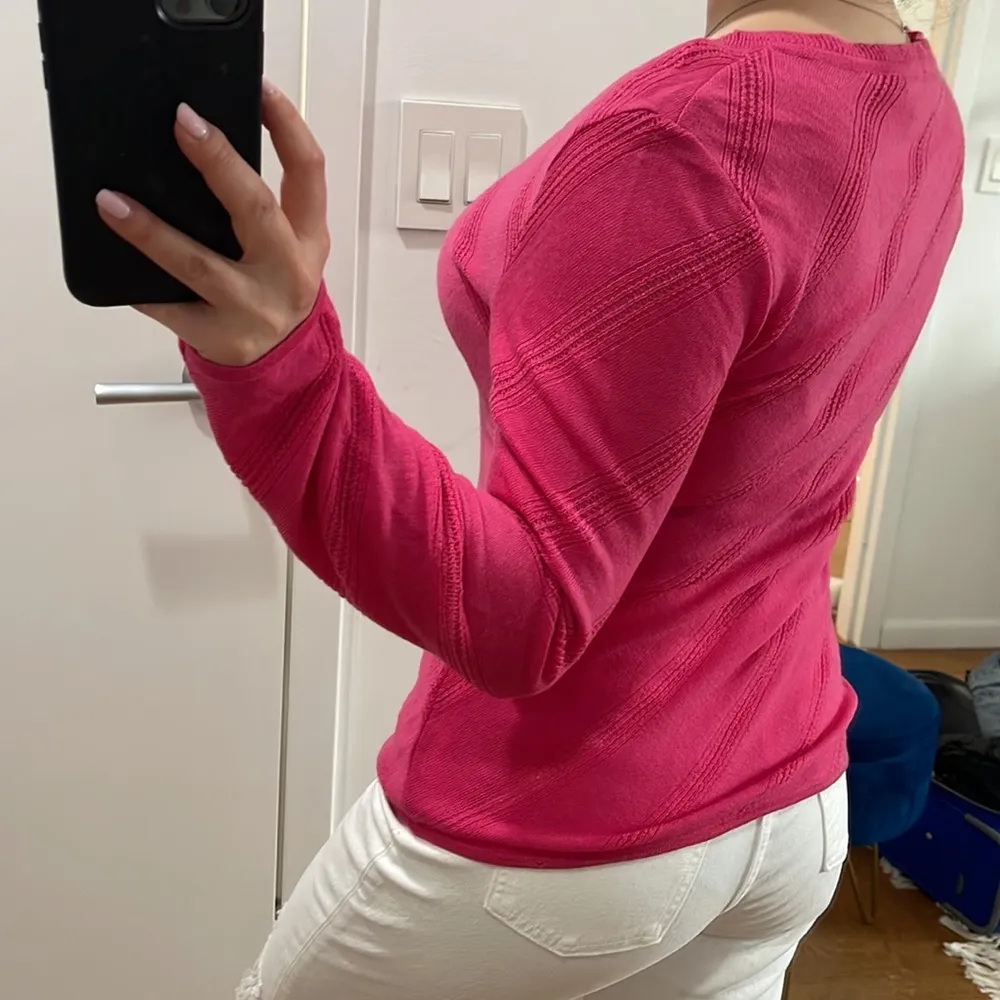 Pink Scoop Neck Italian Sweater Small/Medium - Image 5