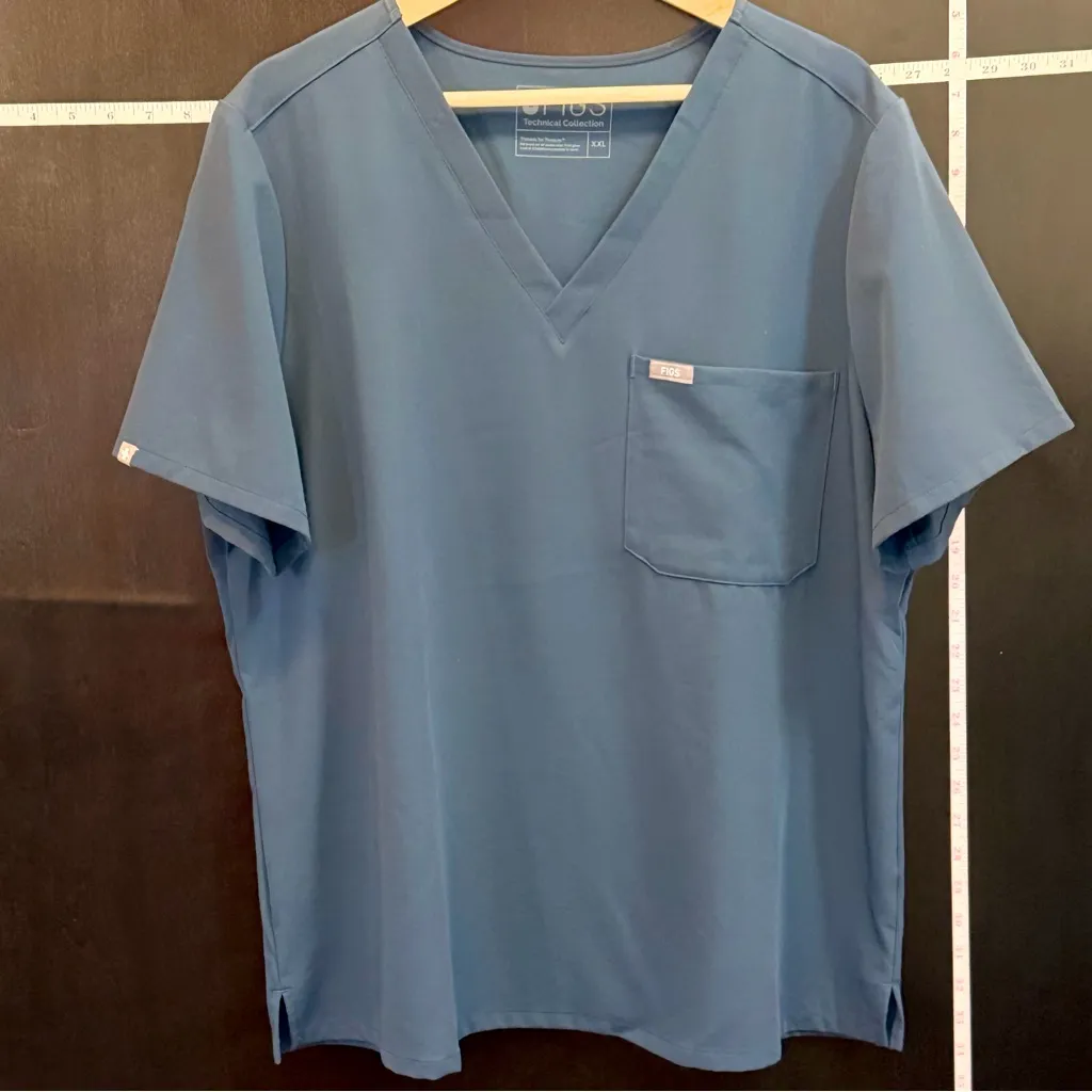 Figs Catarina Scrub Top in Dark Harbor - Image 2