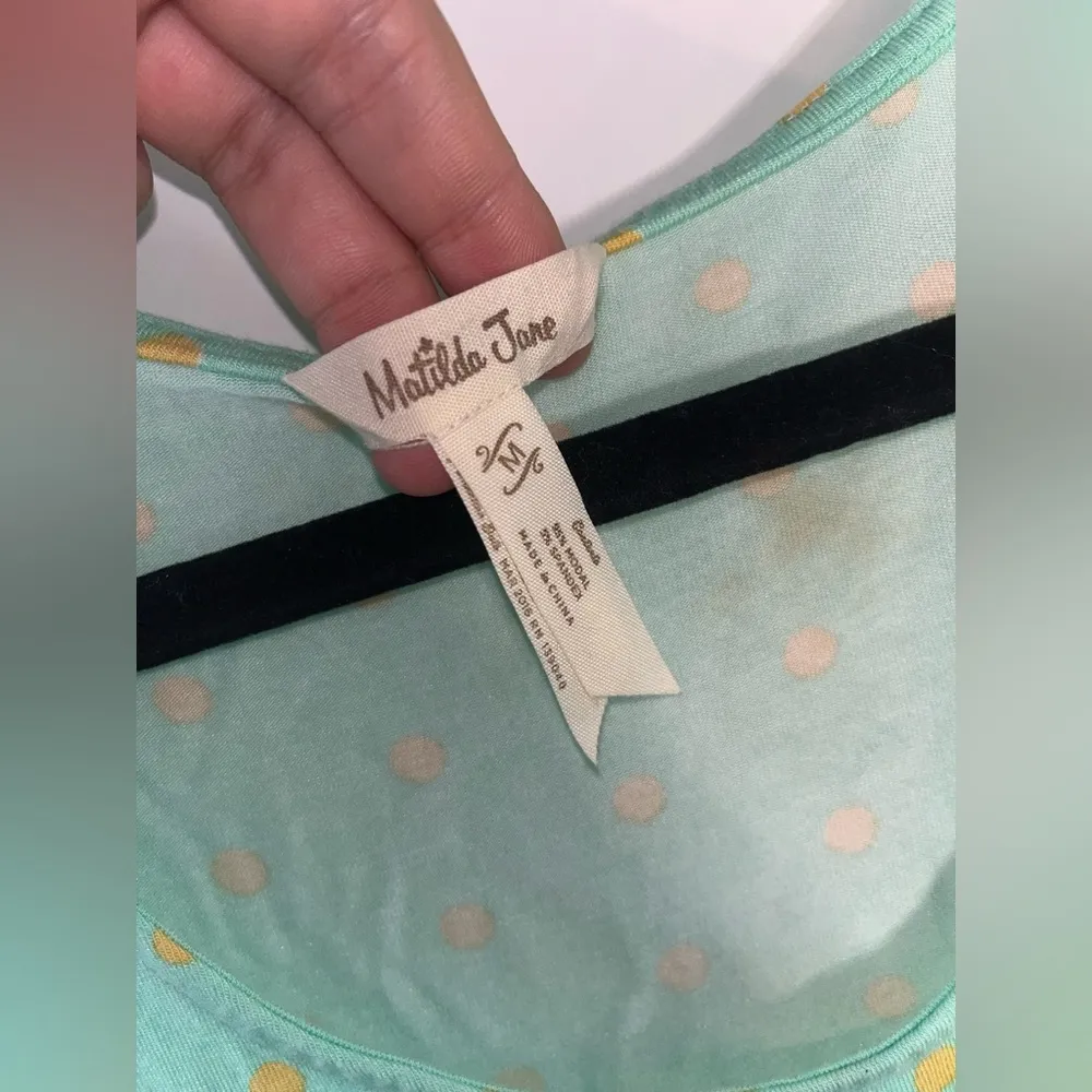 Matilda Jane Happy and Free Spring 2016 Dunk Tank Teal Yellow - Women's Medium - Image 10