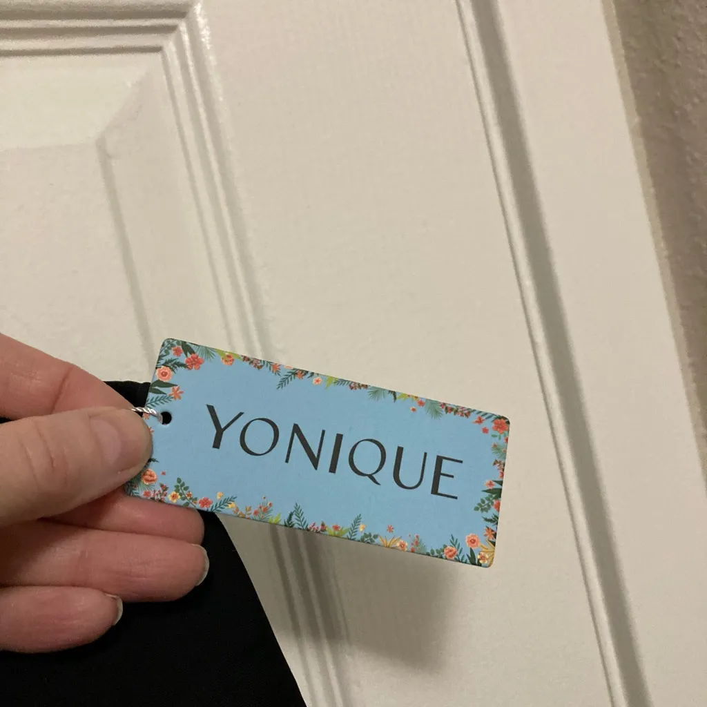 Younique Black Tiered Ruffle Tankini Size 16W - Image 4