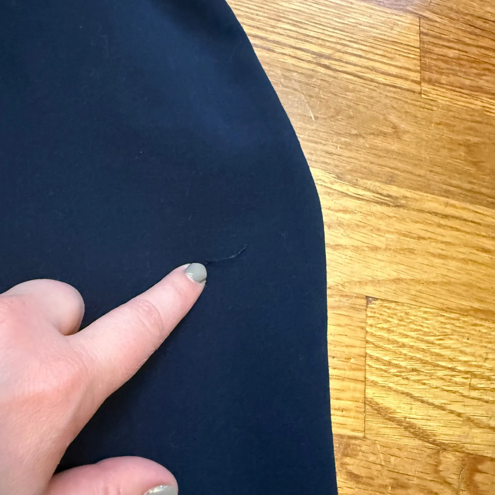 Old Navy Womens 12 Regular Blue Harper Mid Rise Slacks Work Pants Corporatecore - Image 9