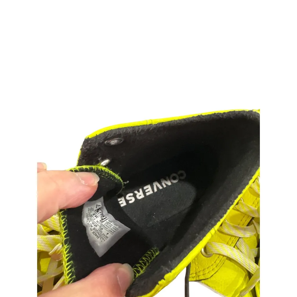 Converse Chuck Taylor Womens Yellow High Top Sneakers Size 6 SKU 8660 - Image 9
