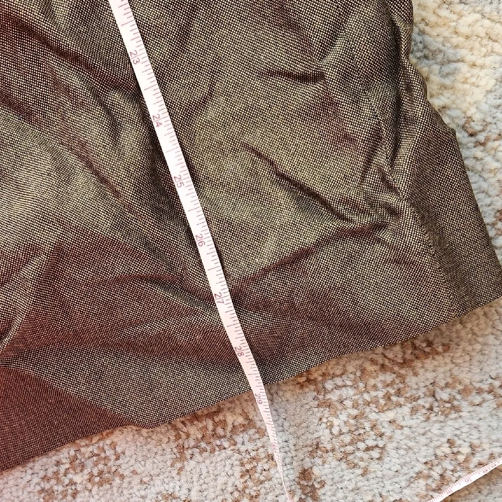 Kasper II for A.S.L. Blazer & Skirt Suit Set Plaid Brown 14 - Image 13