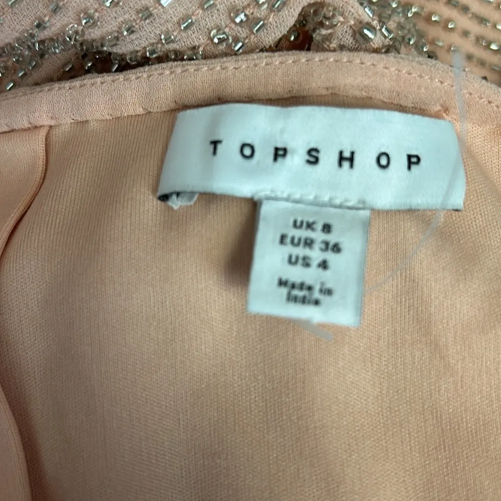 TOPSHOP nwt beaded mini dress - Image 5