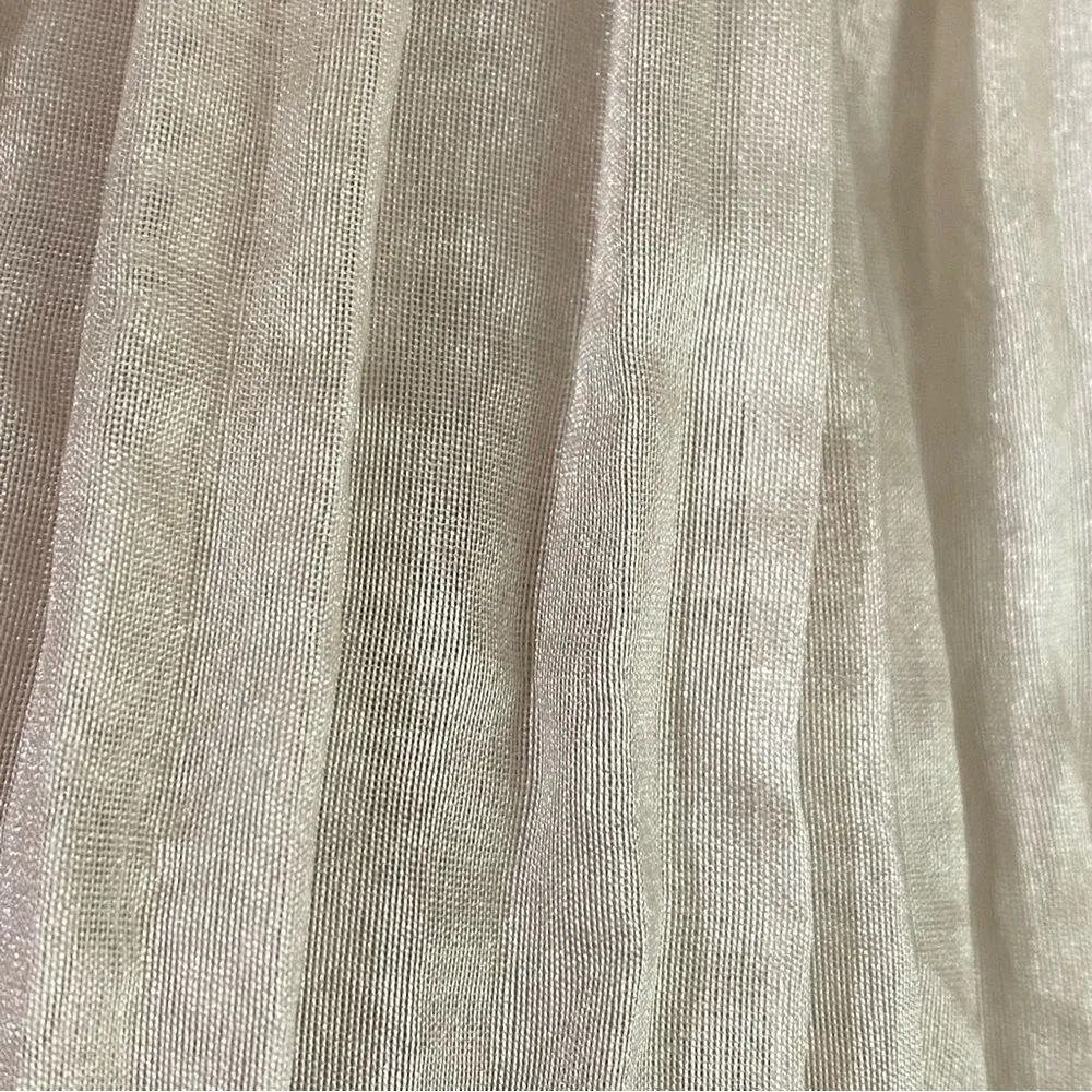 Banana Republic Collection Pleated Silk Blend Gold Cocktail Dress - Image 4