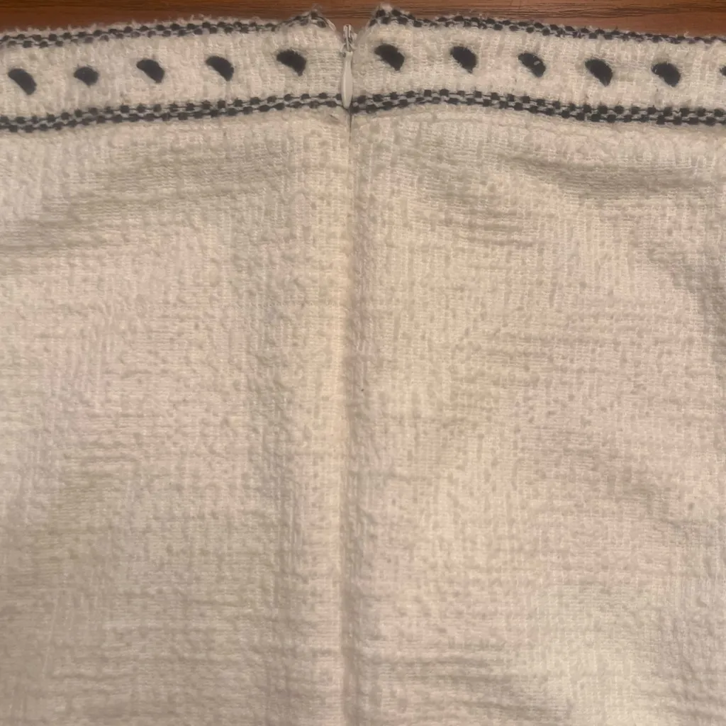 Anthropologie x Dolan Left‎ Coast Tulley Embroidered Textured Mini Skirt Size 2X Black - Image 14