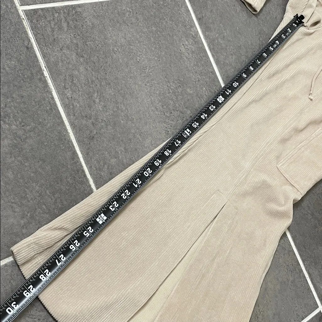 Daily Practice by Anthropologie Drawstring Flare Pants Size M - Image 7