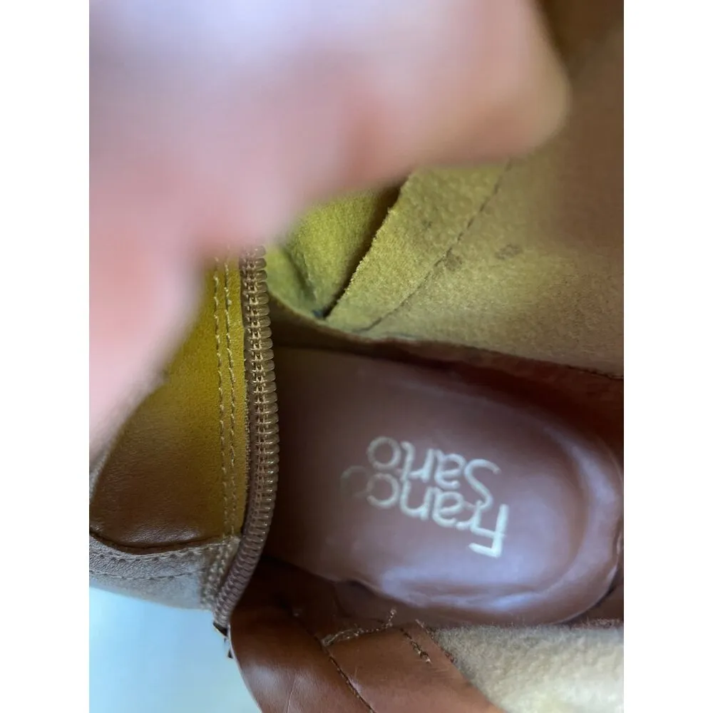 Franco Sarto Women's Camel Stretch Tall Boots/Shoes Heels 4" Size 9M SKU 5163 - Image 11