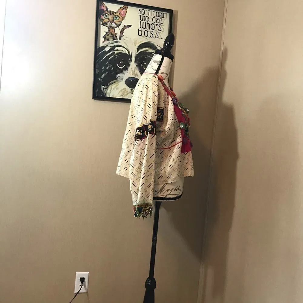 Vintage homemade size small top Pink - Image 3