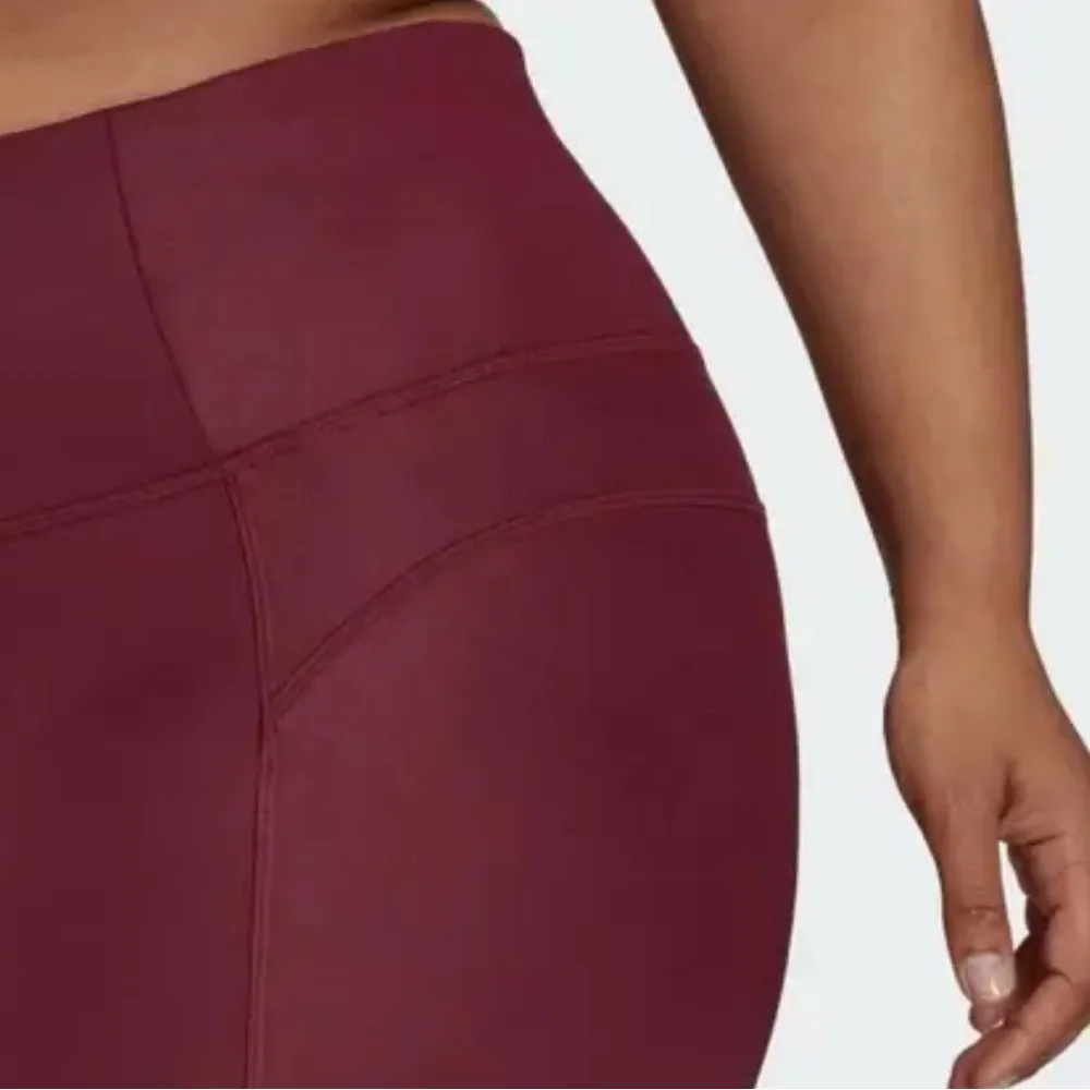 ADIDAS Women's X Zoe Saldana AEROREADY Shine Tights Leggings Size 2X - Image 4