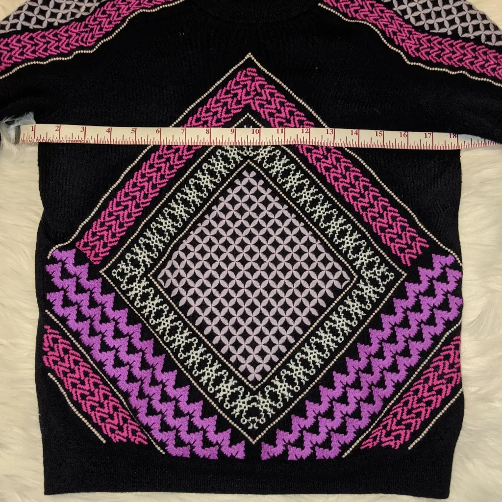 J. Crew Tippi Sweater in Embroidered Tile | XS - Image 5