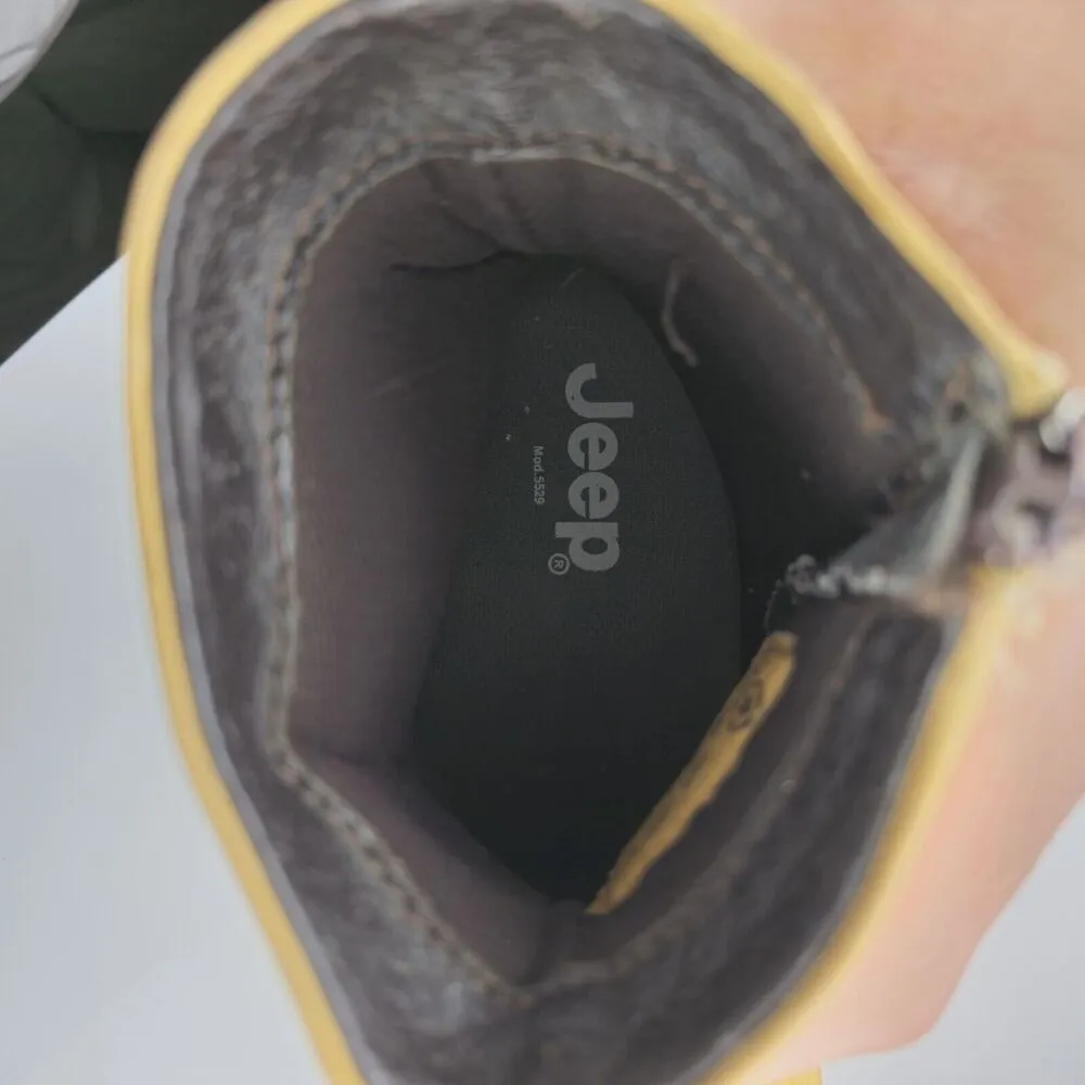 Jeep Ankle Boots Womens 7.5 Side Zip & Double Buckle - Image 11