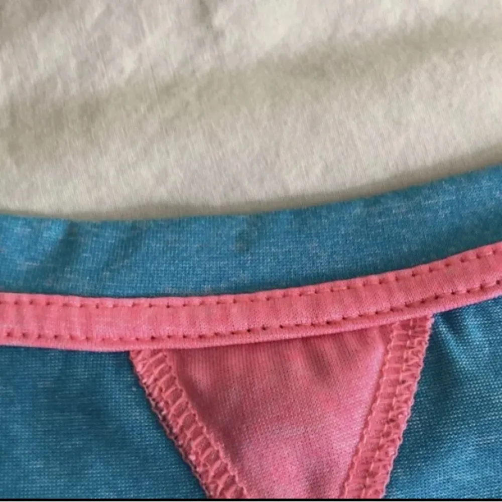 Activewear Short Sleeve T-Shirt Workout Top Bright Blue Small EUC - Image 5