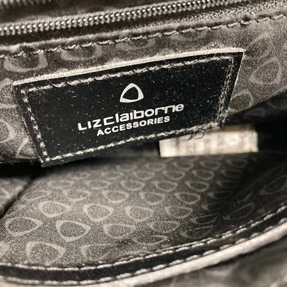 ‎LIZ CLAIBORNE Black Crossbody Handbag Purse  7X4X11 - Image 6