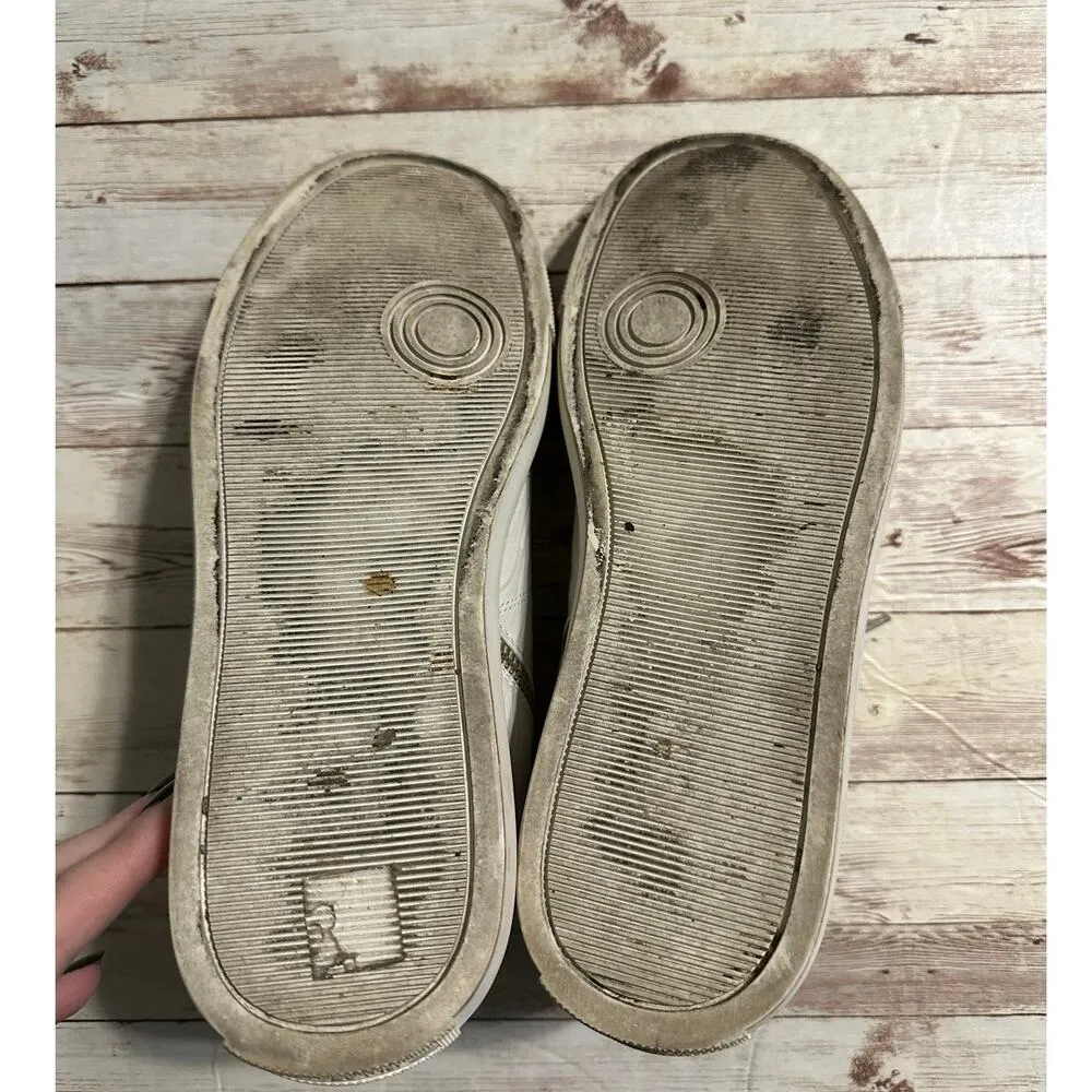 P448 Star White Zebra High Top Lace Up Sneakers Women's SZ 40 EU 9 US Skate Fur - Image 11