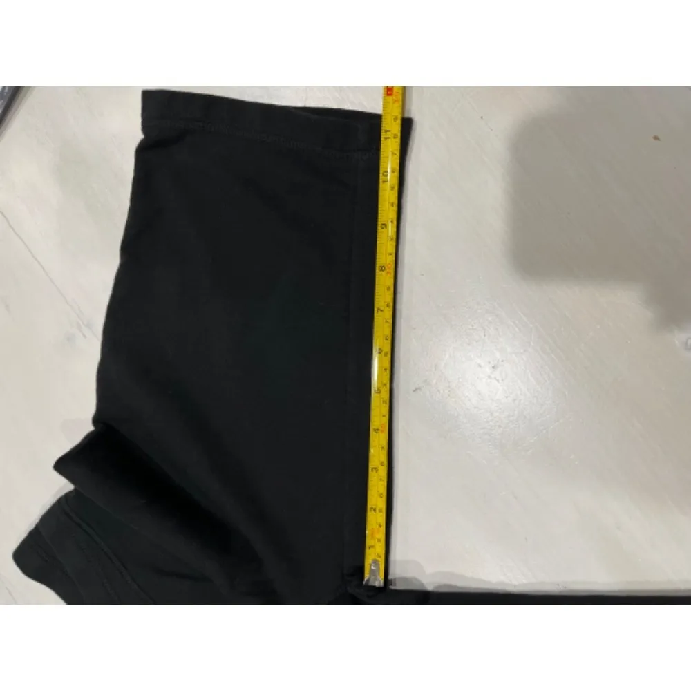 Purity Black Bike Shorts High Waist Athletic Casual Cotton‎ Blend M/M Size M - Image 4