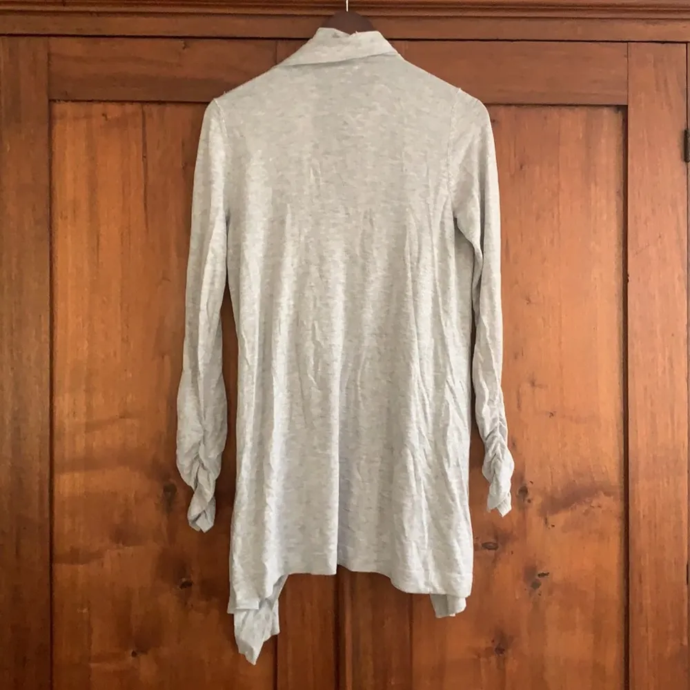 INC Grey Open Cardigan Sweater - Image 3