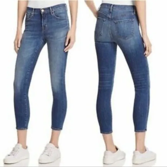 J brand stretch Veruca Capri Dark Wash - Image 2
