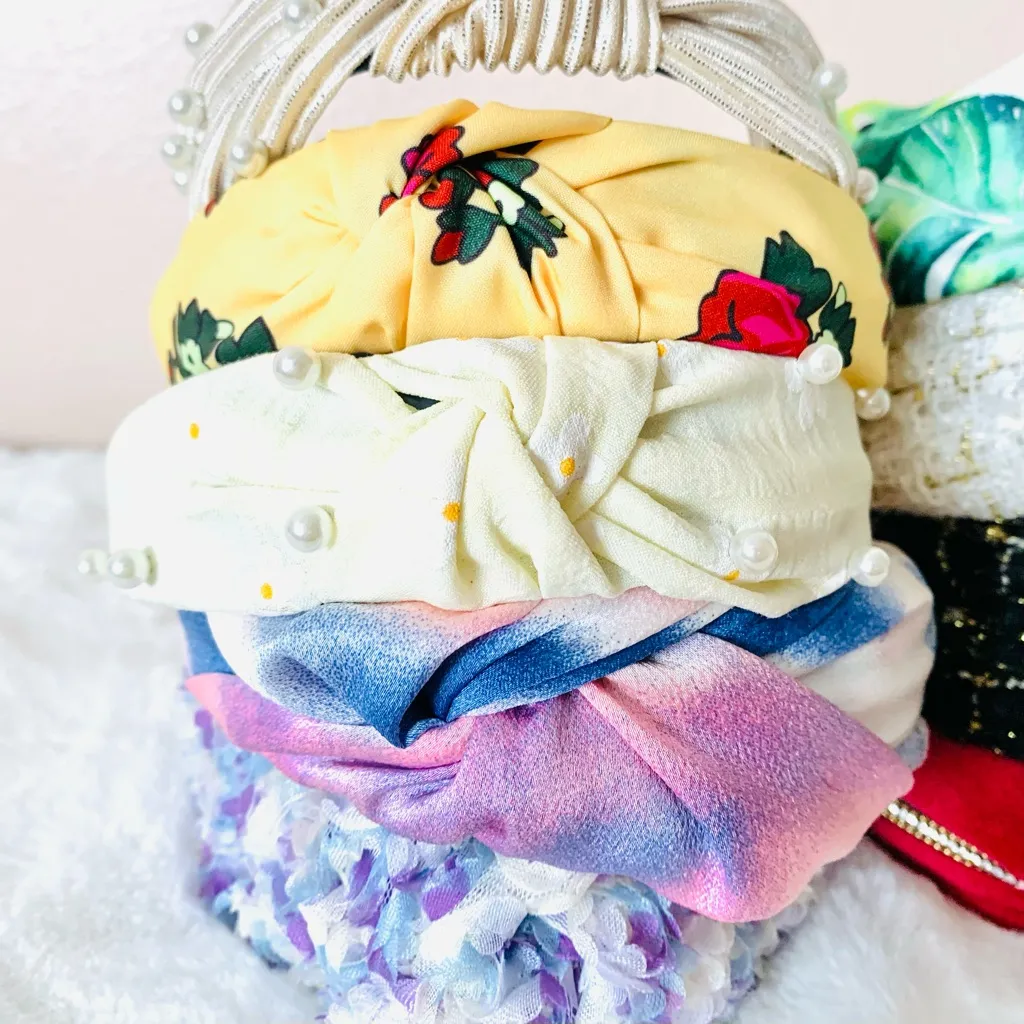 Colorful Headband Bundle. Yellow - Image 2