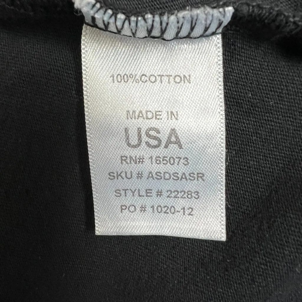 FRESH PRODUCE Dress Womens Large Black Starfish Cotton‎ Short Sleeve Knee Length - Image 9