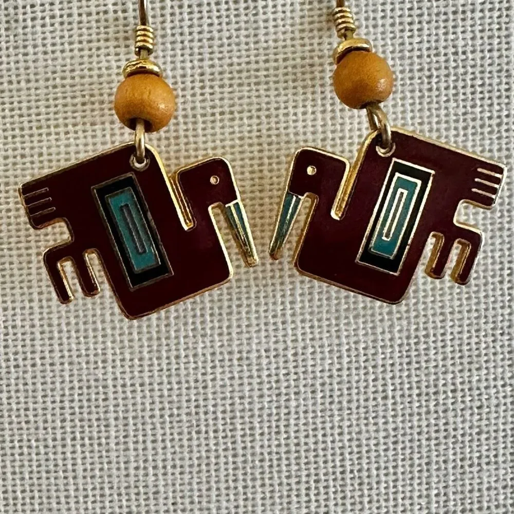 Laurel Burch “Pelican” Earrings - Image 3