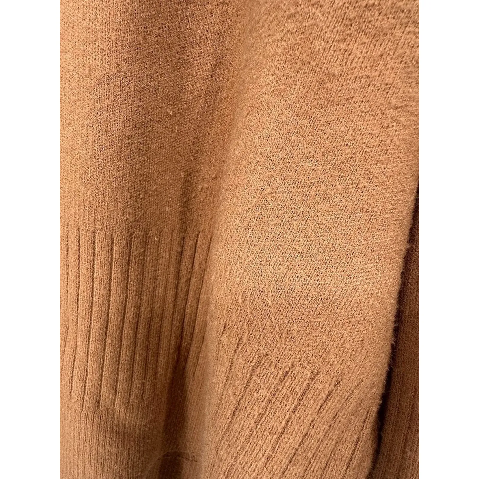 Donna Karan NY Brown Pullover Sweater Womens XL Wool Blend Minimalist Neutral - Image 5