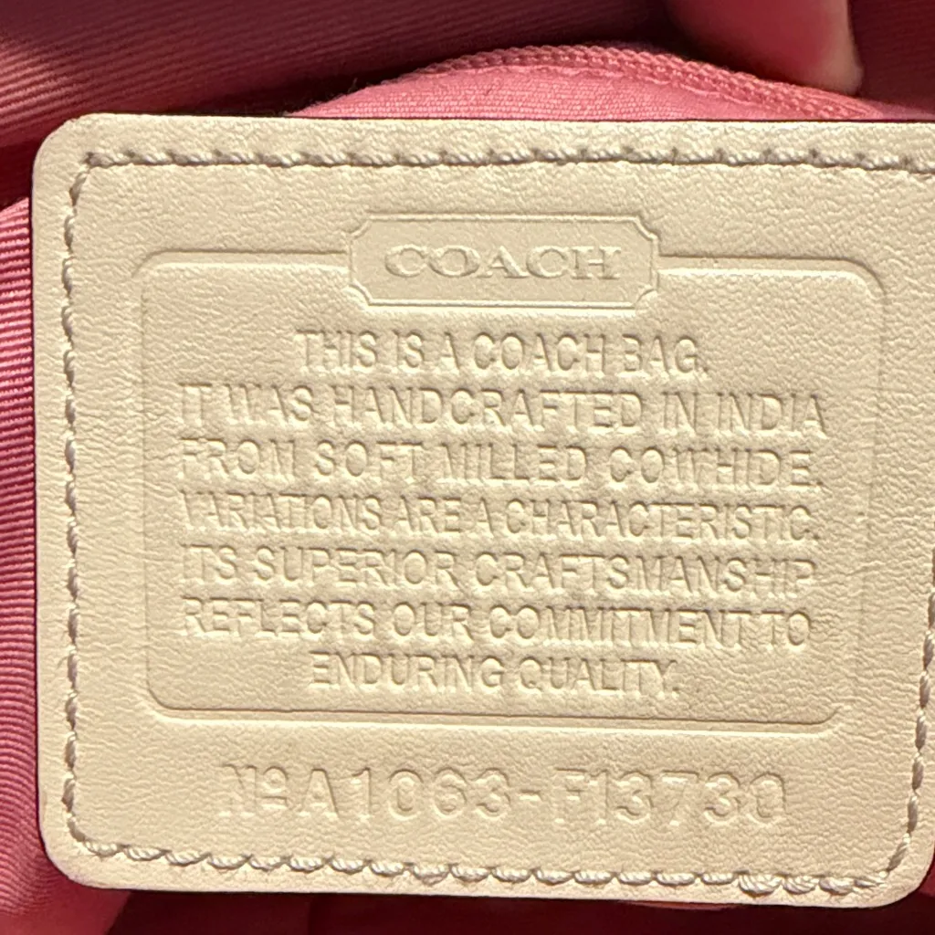 Coach Beige Leather Hobo Bag, PROJECT BAG (for the strap) - Image 13