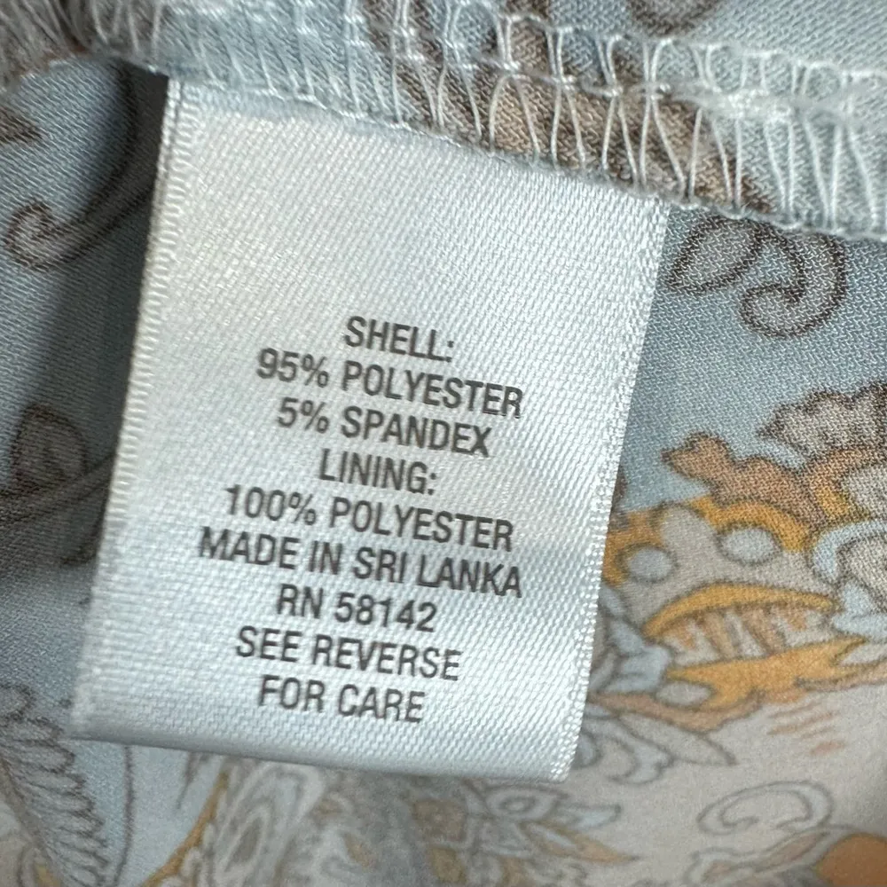 Gorgeous orange and light blue boho Grecian style halter maxi dress size 10 - Image 7